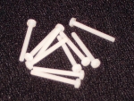 Nylonschrauben mit Zylinderkopf m. Kreuzschlitz M3x30mm (10)