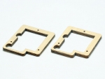 Servorahmen aus Sperrholz für gängige 10mm Flächenservos 30x36mm Pichler C8782 (1 Paar)